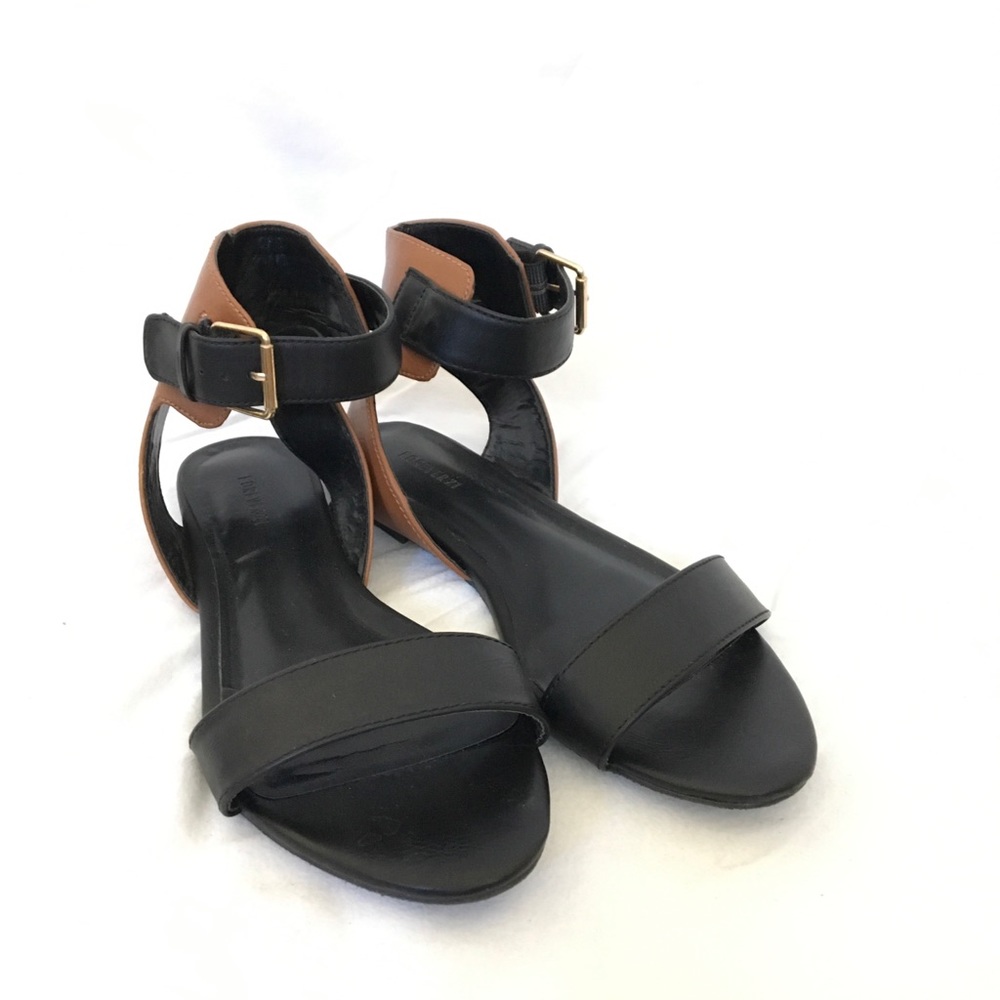 Black and Brown Sandals